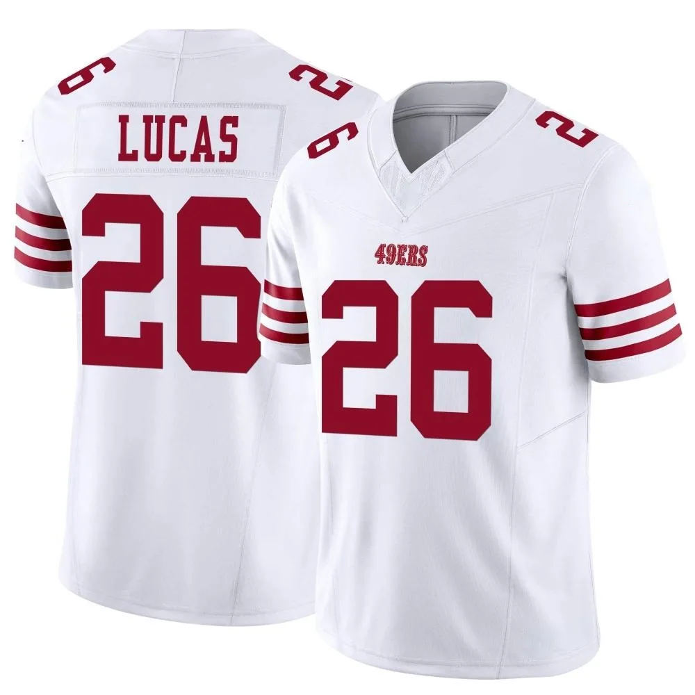 Youth San Francisco 49ers Chase Lucas Nike Vapor F.U.S.E. Limited White Jersey Youth San Francisco 49ers Chase Lucas Nike Vapor F.U.S.E. Limited White Jersey