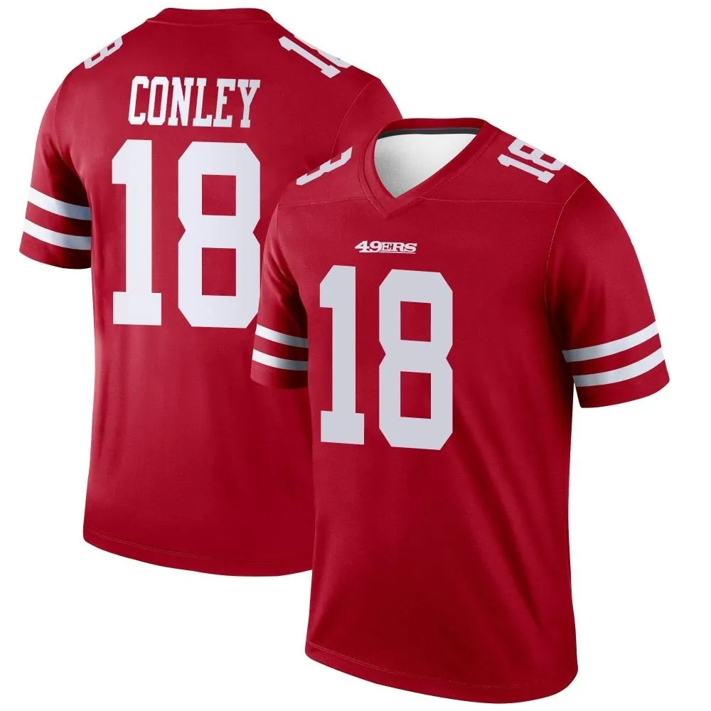 Youth San Francisco 49ers Chris Conley Nike Legend Scarlet Jersey Youth San Francisco 49ers Chris Conley Nike Legend Scarlet Jersey