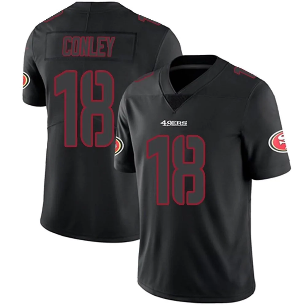 Youth San Francisco 49ers Chris Conley Nike Limited Black Impact Jersey Youth San Francisco 49ers Chris Conley Nike Limited Black Impact Jersey