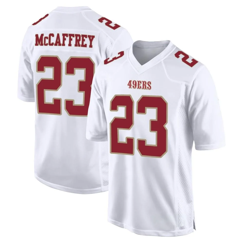 Men's San Francisco 49ers Christian Mccaffrey Nike Fashion Game White Jersey Men's San Francisco 49ers Christian Mccaffrey Nike Fashion Game White Jersey