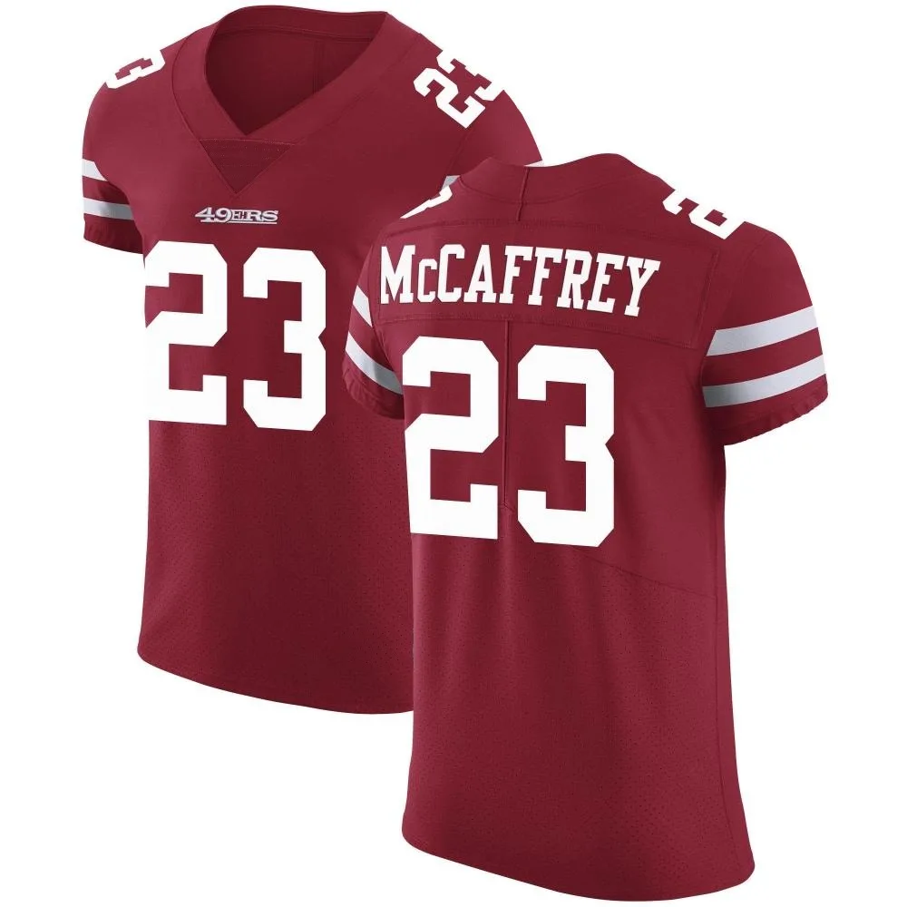 Men's San Francisco 49ers Christian Mccaffrey Nike Team Color Vapor Untouchable Elite Red Jersey Men's San Francisco 49ers Christian Mccaffrey Nike Team Color Vapor Untouchable Elite Red Jersey