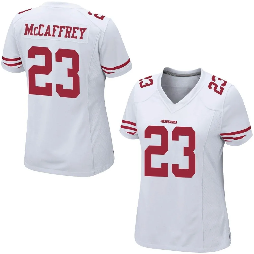 Women's San Francisco 49ers Christian Mccaffrey Nike Game White Jersey Women's San Francisco 49ers Christian Mccaffrey Nike Game White Jersey