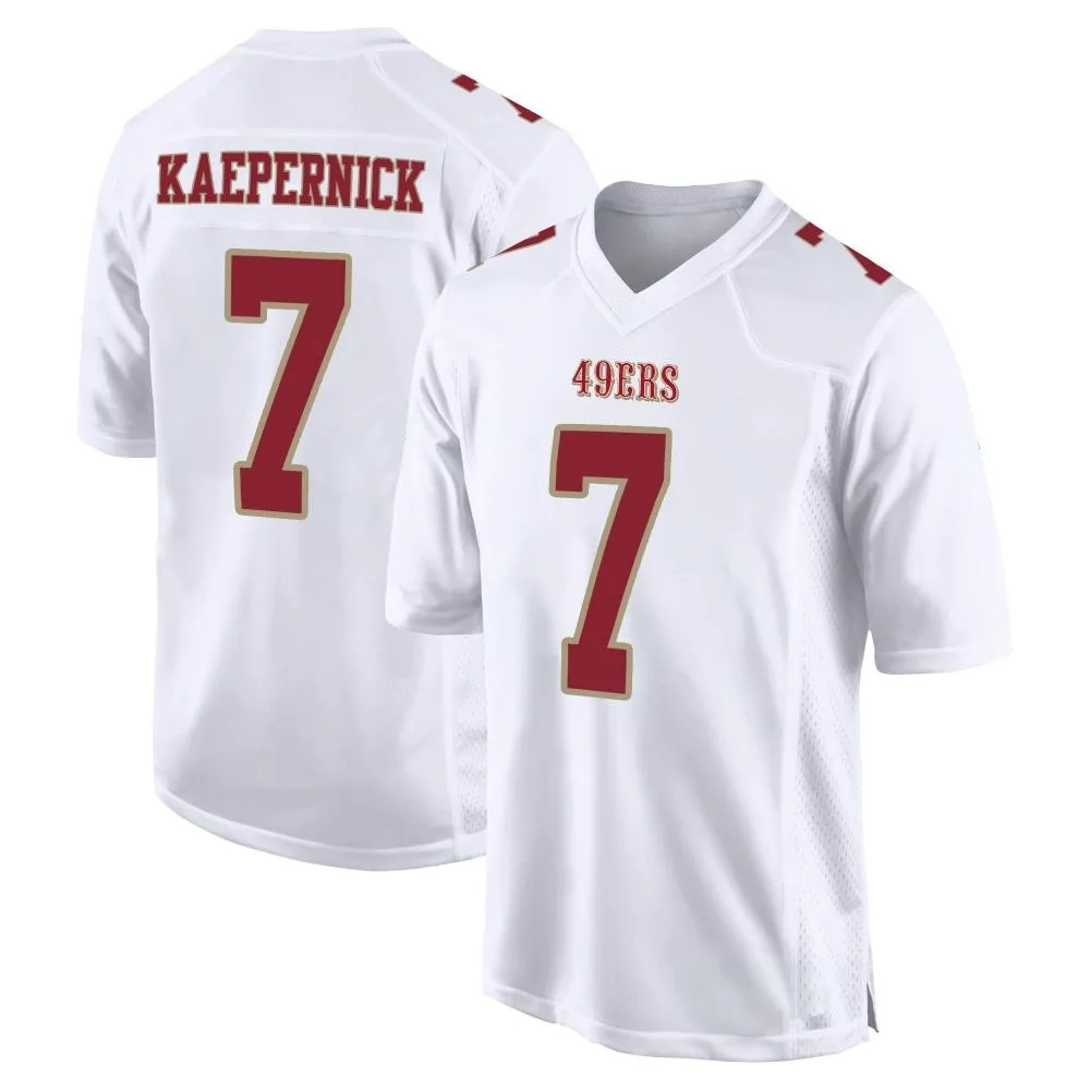 Men's San Francisco 49ers Colin Kaepernick Nike Fashion Game White Jersey Men's San Francisco 49ers Colin Kaepernick Nike Fashion Game White Jersey