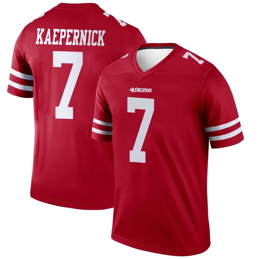Men's San Francisco 49ers Colin Kaepernick Nike Legend Scarlet Jersey Men's San Francisco 49ers Colin Kaepernick Nike Legend Scarlet Jersey