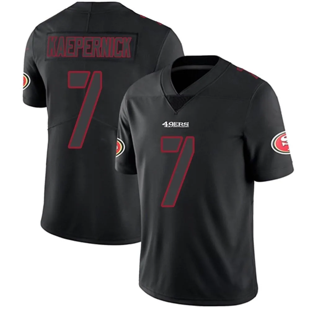 Men's San Francisco 49ers Colin Kaepernick Nike Limited Black Impact Jersey Men's San Francisco 49ers Colin Kaepernick Nike Limited Black Impact Jersey