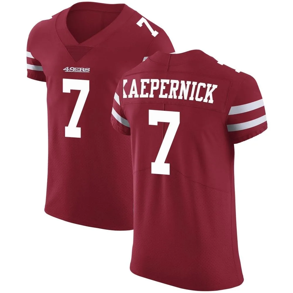 Men's San Francisco 49ers Colin Kaepernick Nike Team Color Vapor Untouchable Elite Red Jersey Men's San Francisco 49ers Colin Kaepernick Nike Team Color Vapor Untouchable Elite Red Jersey