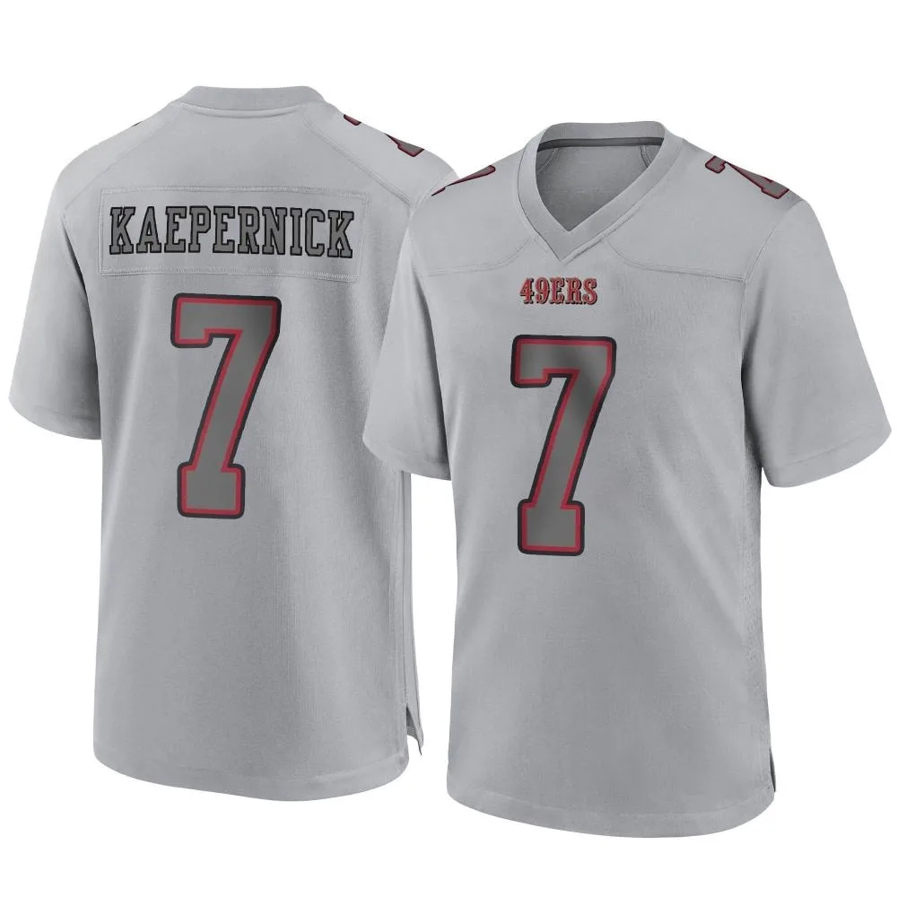Youth San Francisco 49ers Colin Kaepernick Nike Atmosphere Fashion Game Gray Jersey Youth San Francisco 49ers Colin Kaepernick Nike Atmosphere Fashion Game Gray Jersey