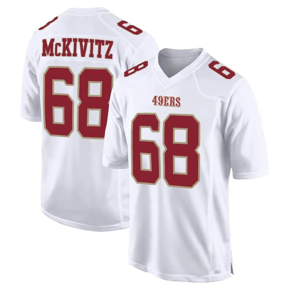 Men's San Francisco 49ers Colton Mckivitz Nike Fashion Game White Jersey Men's San Francisco 49ers Colton Mckivitz Nike Fashion Game White Jersey