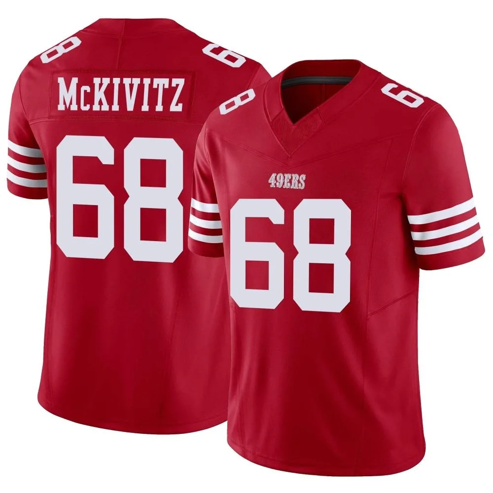 Men's San Francisco 49ers Colton Mckivitz Nike Vapor F.U.S.E. Limited Scarlet Jersey Men's San Francisco 49ers Colton Mckivitz Nike Vapor F.U.S.E. Limited Scarlet Jersey