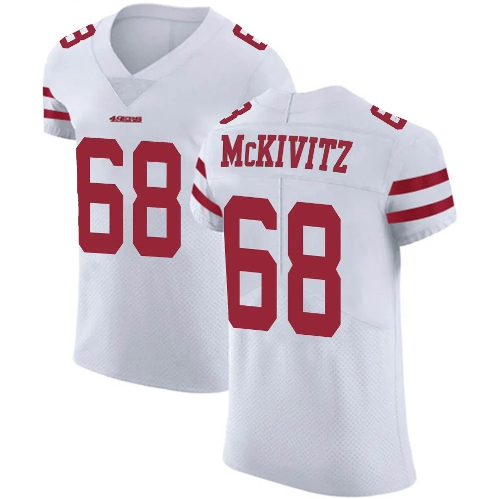 Men's San Francisco 49ers Colton Mckivitz Nike Vapor Untouchable Elite White Jersey Men's San Francisco 49ers Colton Mckivitz Nike Vapor Untouchable Elite White Jersey