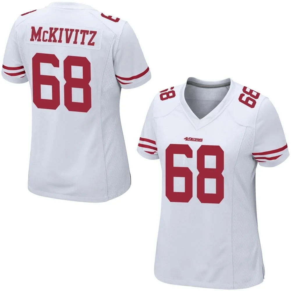 Women's San Francisco 49ers Colton Mckivitz Nike Game White Jersey Women's San Francisco 49ers Colton Mckivitz Nike Game White Jersey