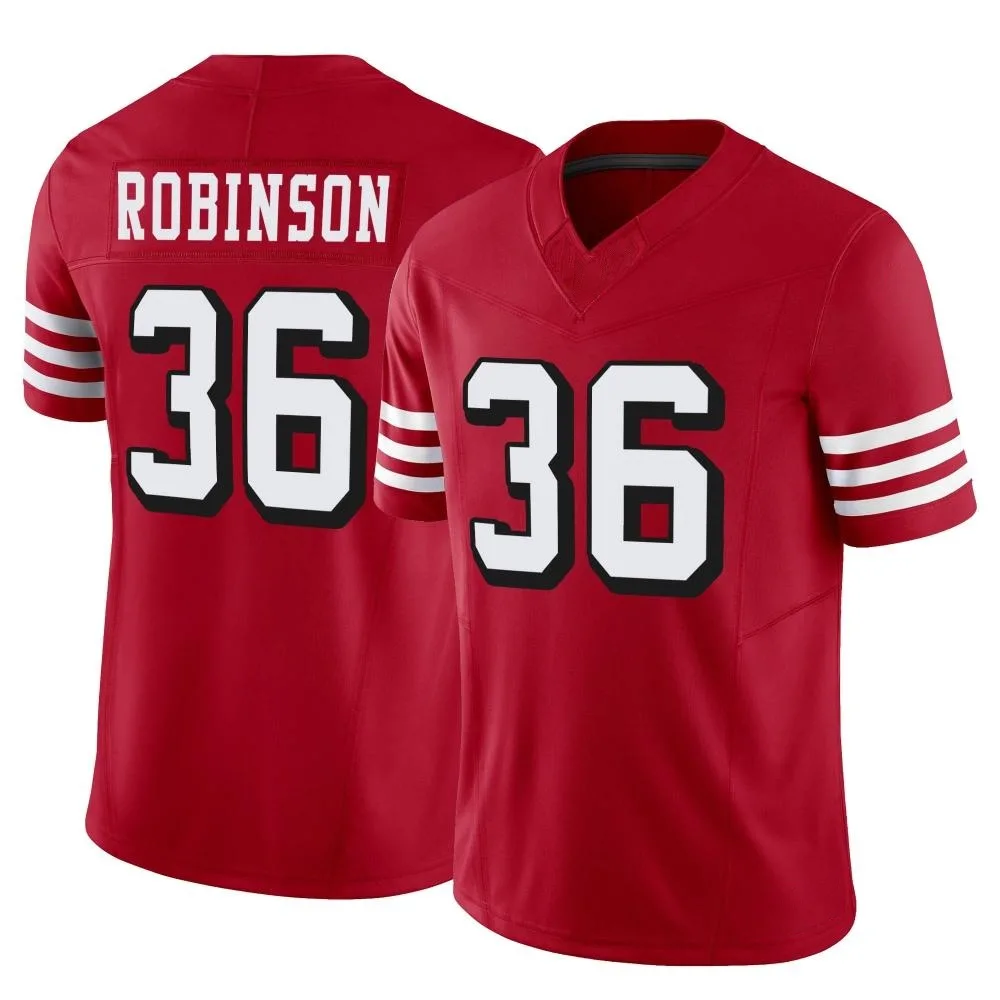 Men's San Francisco 49ers Curtis Robinson Nike Alternate Vapor F.U.S.E. Limited Scarlet Jersey Men's San Francisco 49ers Curtis Robinson Nike Alternate Vapor F.U.S.E. Limited Scarlet Jersey