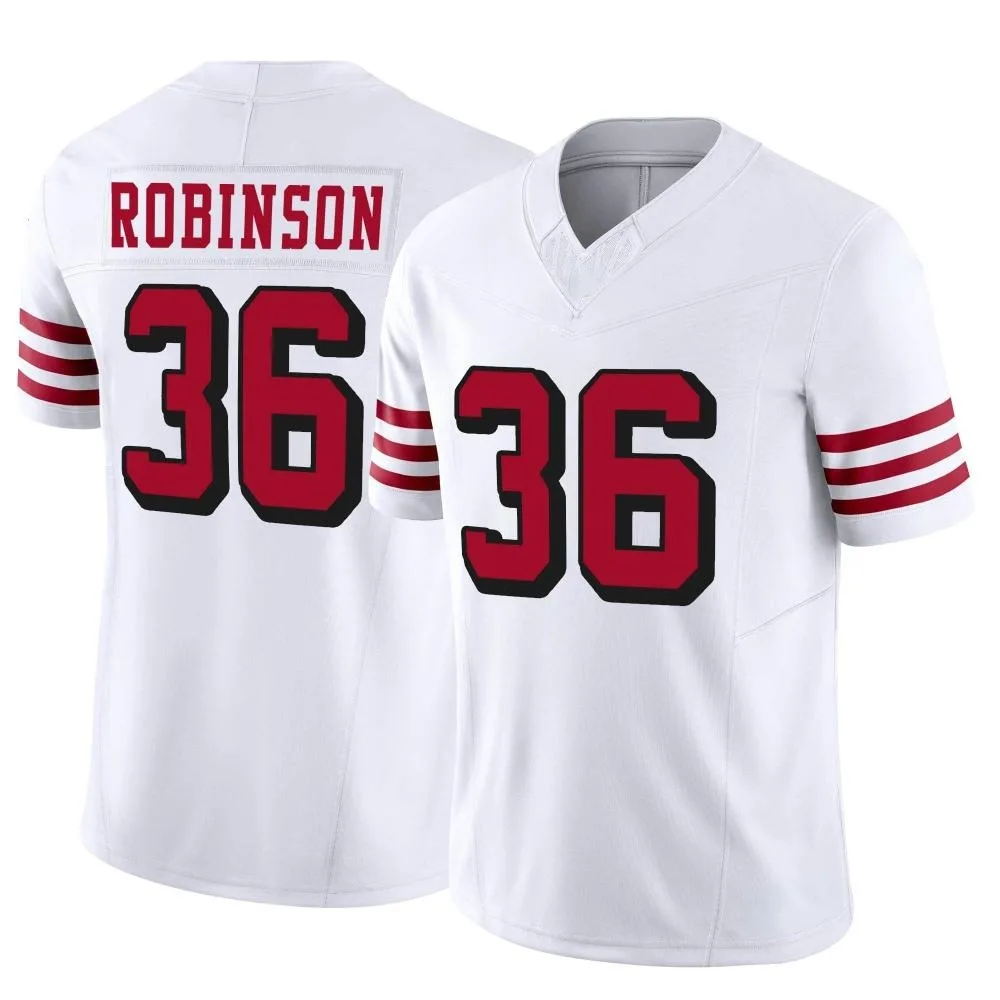 Men's San Francisco 49ers Curtis Robinson Nike Alternate Vapor F.U.S.E. Limited White Jersey Men's San Francisco 49ers Curtis Robinson Nike Alternate Vapor F.U.S.E. Limited White Jersey