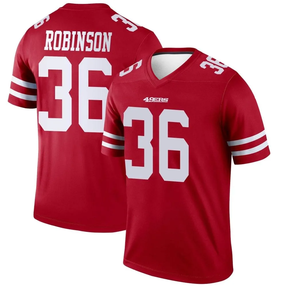 Men's San Francisco 49ers Curtis Robinson Nike Legend Scarlet Jersey Men's San Francisco 49ers Curtis Robinson Nike Legend Scarlet Jersey