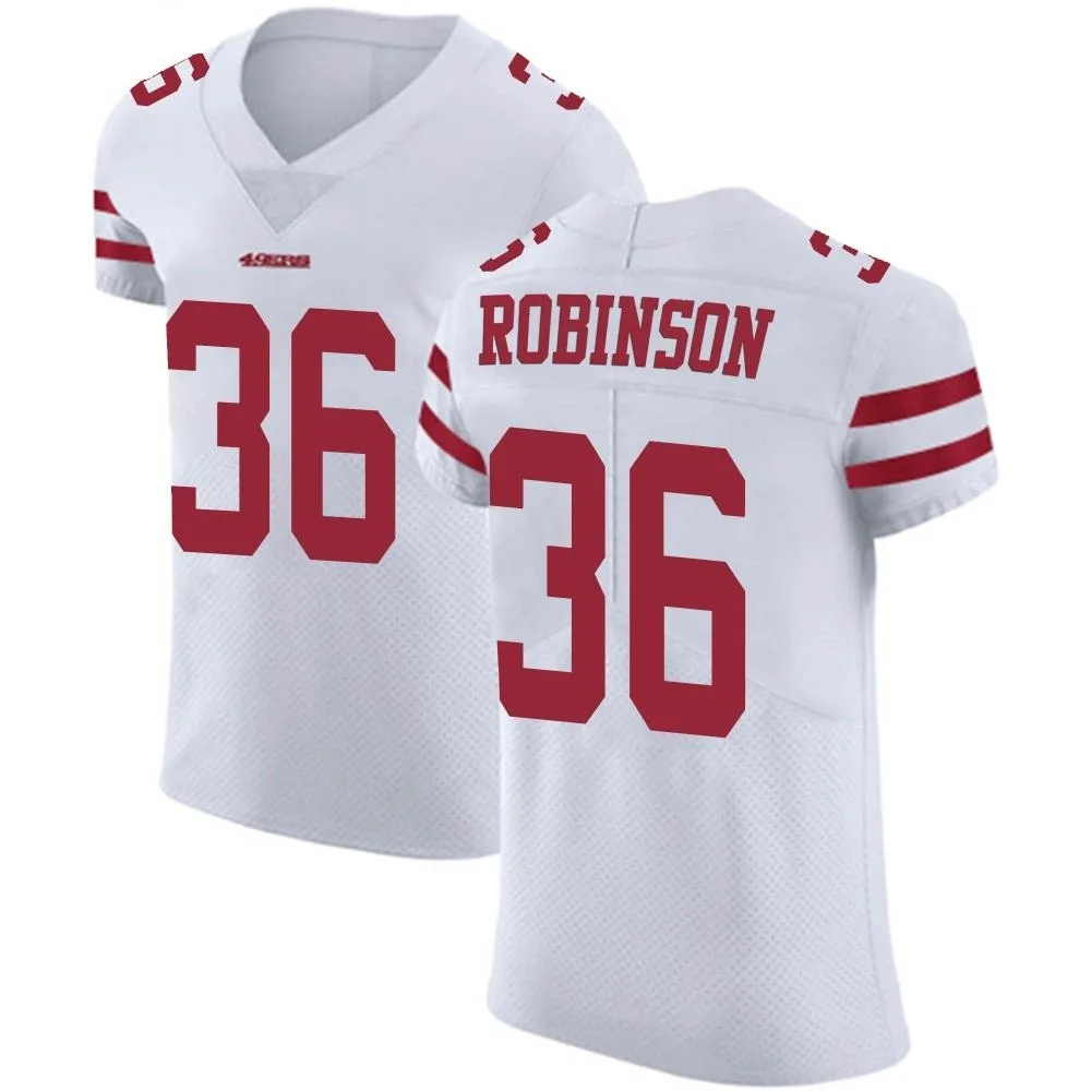 Men's San Francisco 49ers Curtis Robinson Nike Vapor Untouchable Elite White Jersey Men's San Francisco 49ers Curtis Robinson Nike Vapor Untouchable Elite White Jersey
