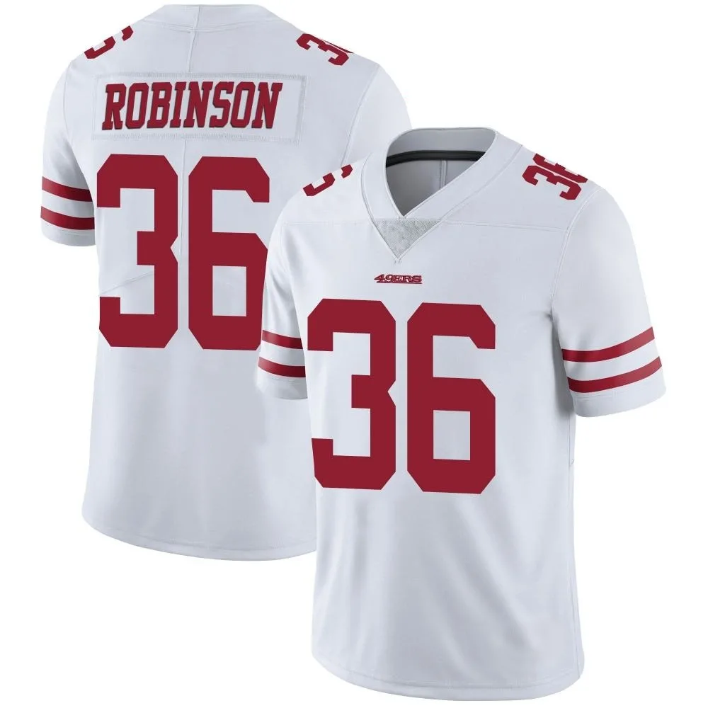 Men's San Francisco 49ers Curtis Robinson Nike Vapor Untouchable Limited White Jersey Men's San Francisco 49ers Curtis Robinson Nike Vapor Untouchable Limited White Jersey