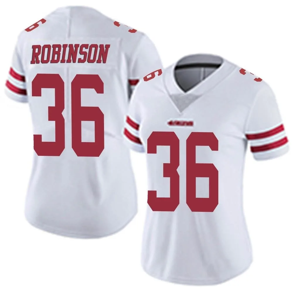 Women's San Francisco 49ers Curtis Robinson Nike Vapor Untouchable Limited White Jersey Women's San Francisco 49ers Curtis Robinson Nike Vapor Untouchable Limited White Jersey