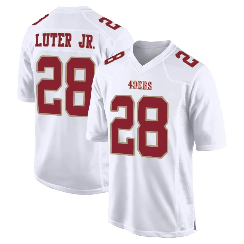 Youth San Francisco 49ers Darrell Luter Jr. Nike Fashion Game White Jersey Youth San Francisco 49ers Darrell Luter Jr. Nike Fashion Game White Jersey