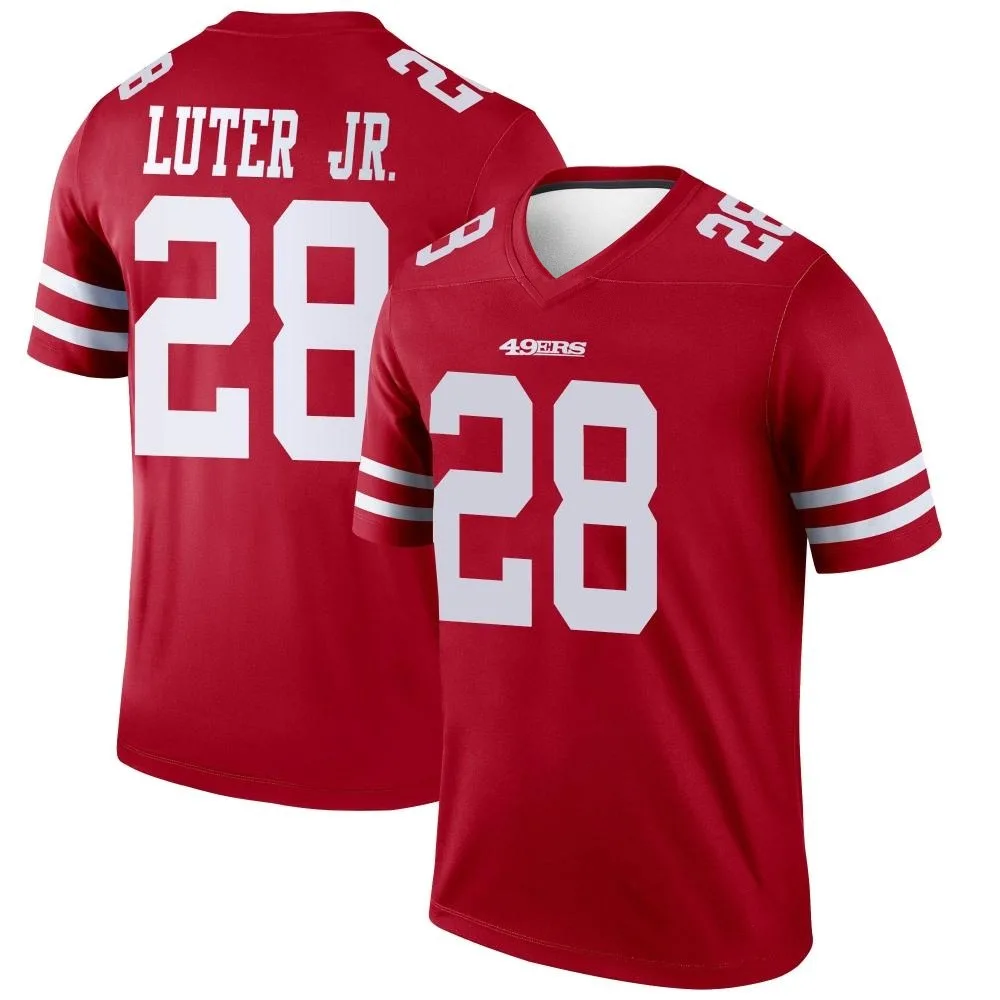 Youth San Francisco 49ers Darrell Luter Jr. Nike Legend Scarlet Jersey Youth San Francisco 49ers Darrell Luter Jr. Nike Legend Scarlet Jersey