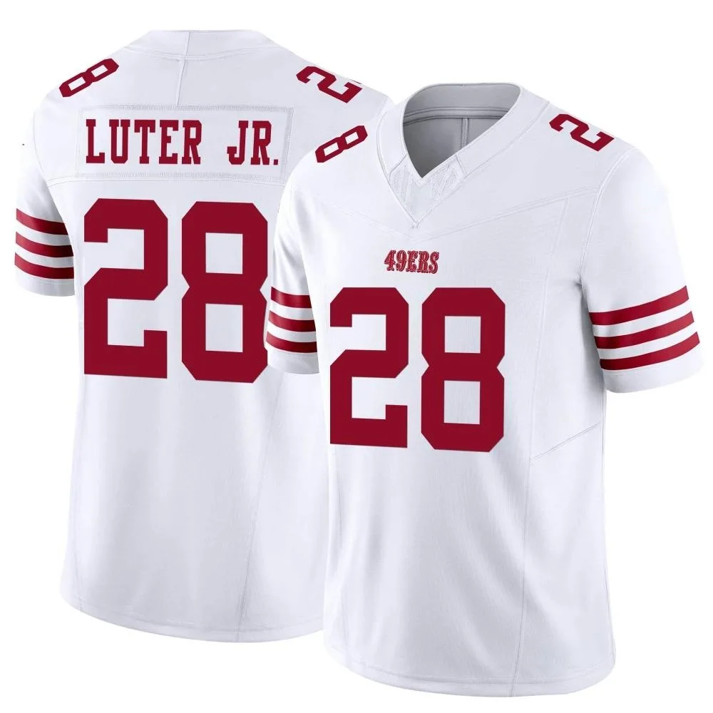 Youth San Francisco 49ers Darrell Luter Jr. Nike Vapor F.U.S.E. Limited White Jersey Youth San Francisco 49ers Darrell Luter Jr. Nike Vapor F.U.S.E. Limited White Jersey