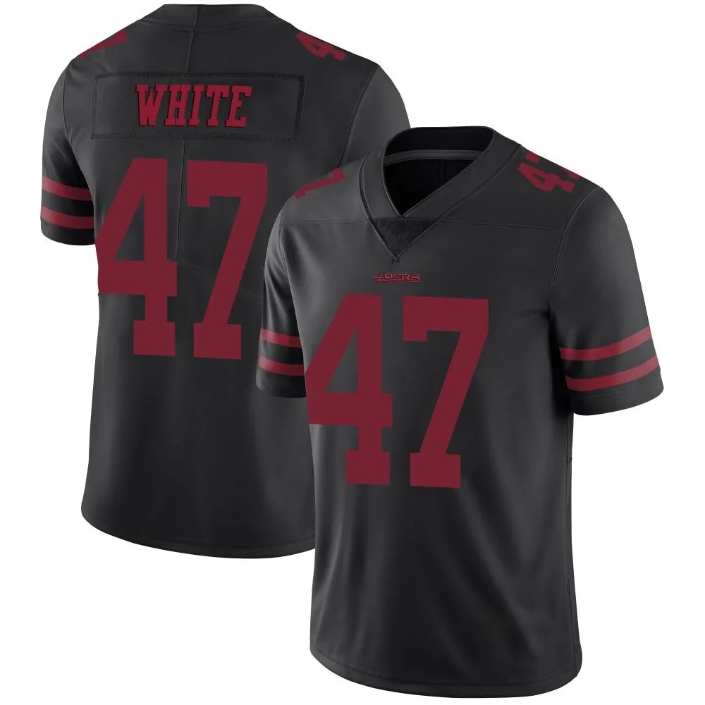 Men's San Francisco 49ers Dashaun White Nike Alternate Vapor Untouchable Limited Black Jersey Men's San Francisco 49ers Dashaun White Nike Alternate Vapor Untouchable Limited Black Jersey