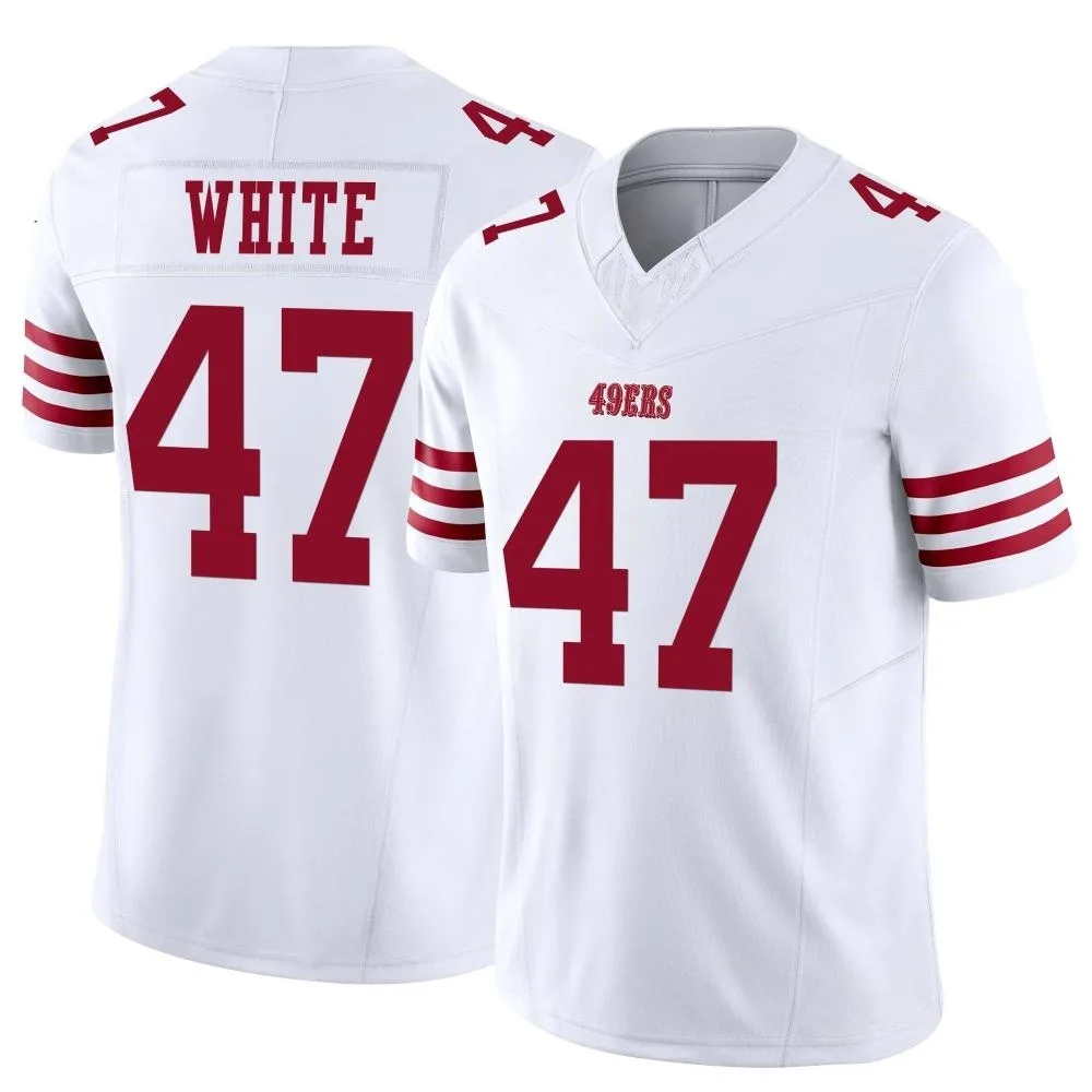 Men's San Francisco 49ers Dashaun White Nike Vapor F.U.S.E. Limited White Jersey Men's San Francisco 49ers Dashaun White Nike Vapor F.U.S.E. Limited White Jersey