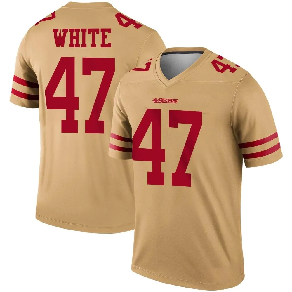 Youth San Francisco 49ers Dashaun White Nike Inverted Legend Gold Jersey Youth San Francisco 49ers Dashaun White Nike Inverted Legend Gold Jersey