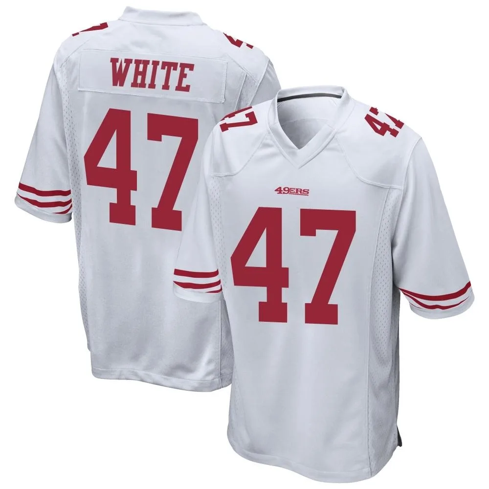 Youth San Francisco 49ers Dashaun White Nike Game White Jersey Youth San Francisco 49ers Dashaun White Nike Game White Jersey