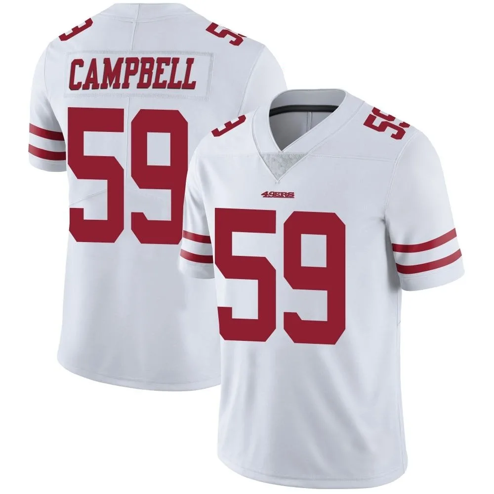 Youth San Francisco 49ers De'vondre Campbell Nike Vapor Untouchable Limited White Jersey Youth San Francisco 49ers De'vondre Campbell Nike Vapor Untouchable Limited White Jersey