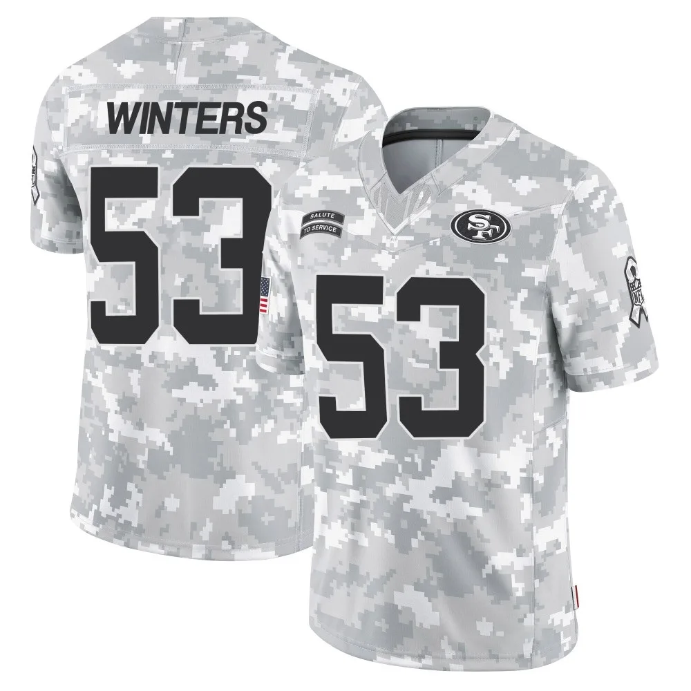 Men's San Francisco 49ers Dee Winters Nike 2024 Salute To Service Limited Arctic Camo Jersey Men's San Francisco 49ers Dee Winters Nike 2024 Salute To Service Limited Arctic Camo Jersey
