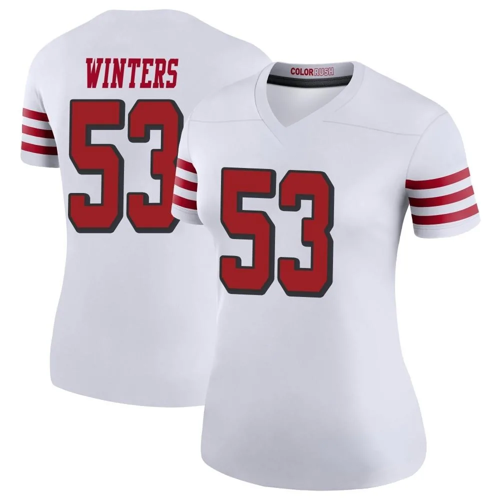 Women's San Francisco 49ers Dee Winters Nike Color Rush Legend White Jersey Women's San Francisco 49ers Dee Winters Nike Color Rush Legend White Jersey