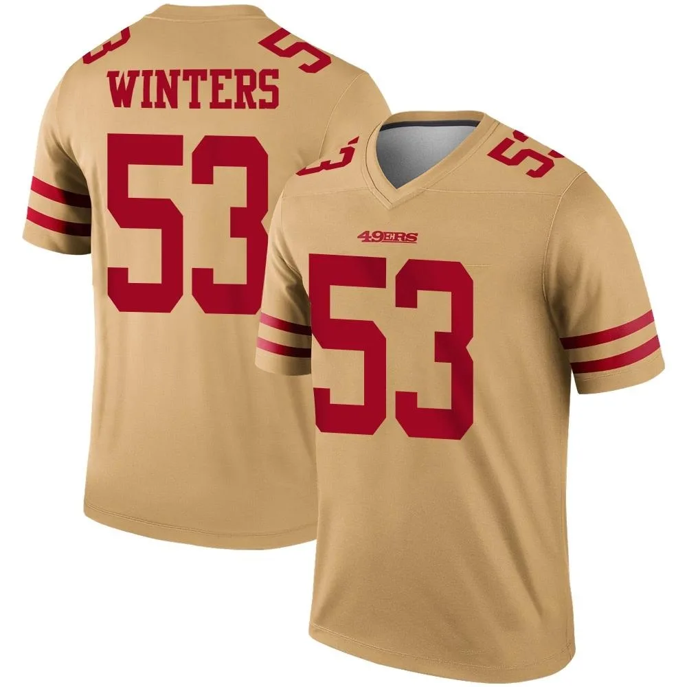 Youth San Francisco 49ers Dee Winters Nike Inverted Legend Gold Jersey Youth San Francisco 49ers Dee Winters Nike Inverted Legend Gold Jersey