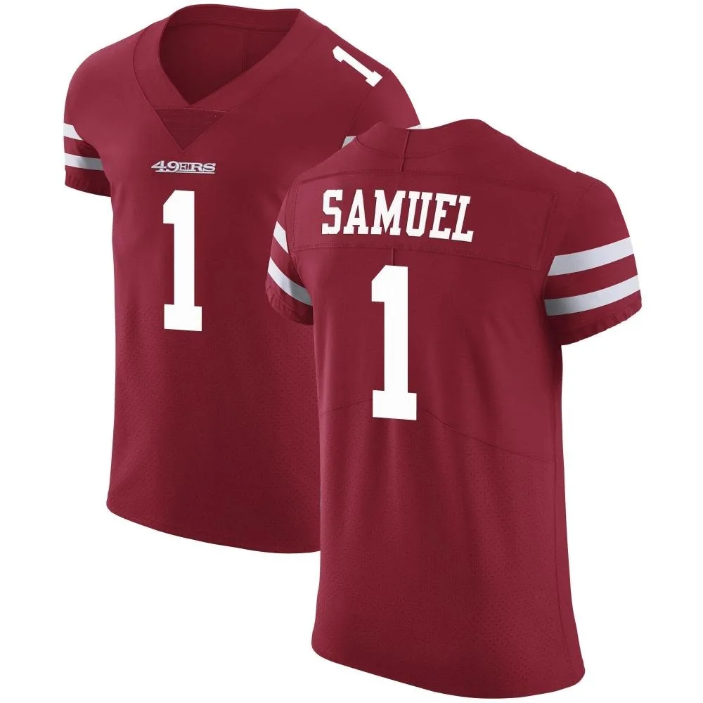 Men's San Francisco 49ers Deebo Samuel Sr. Nike Team Color Vapor Untouchable Elite Red Jersey Men's San Francisco 49ers Deebo Samuel Sr. Nike Team Color Vapor Untouchable Elite Red Jersey