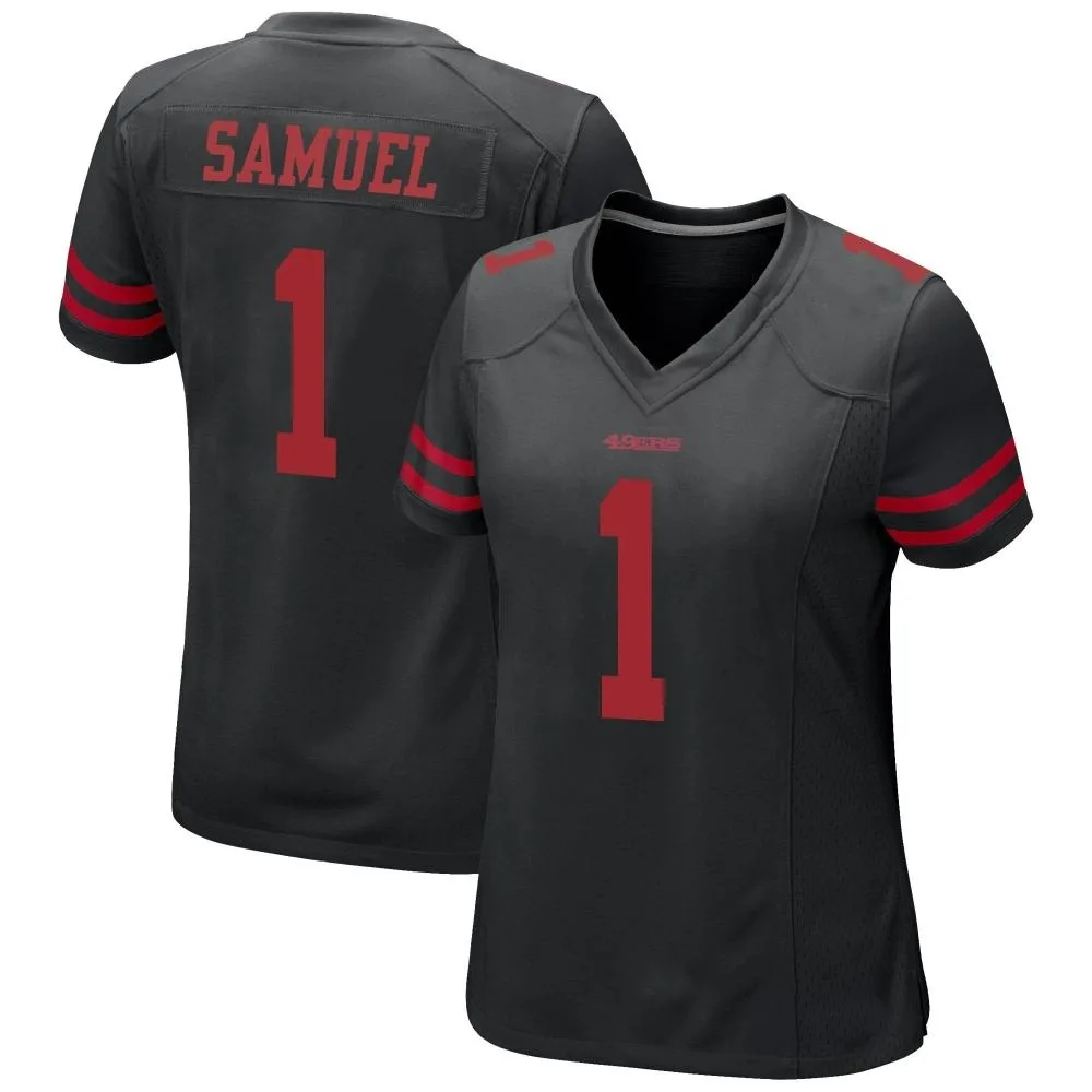 Women's San Francisco 49ers Deebo Samuel Sr. Nike Alternate Game Black Jersey Women's San Francisco 49ers Deebo Samuel Sr. Nike Alternate Game Black Jersey