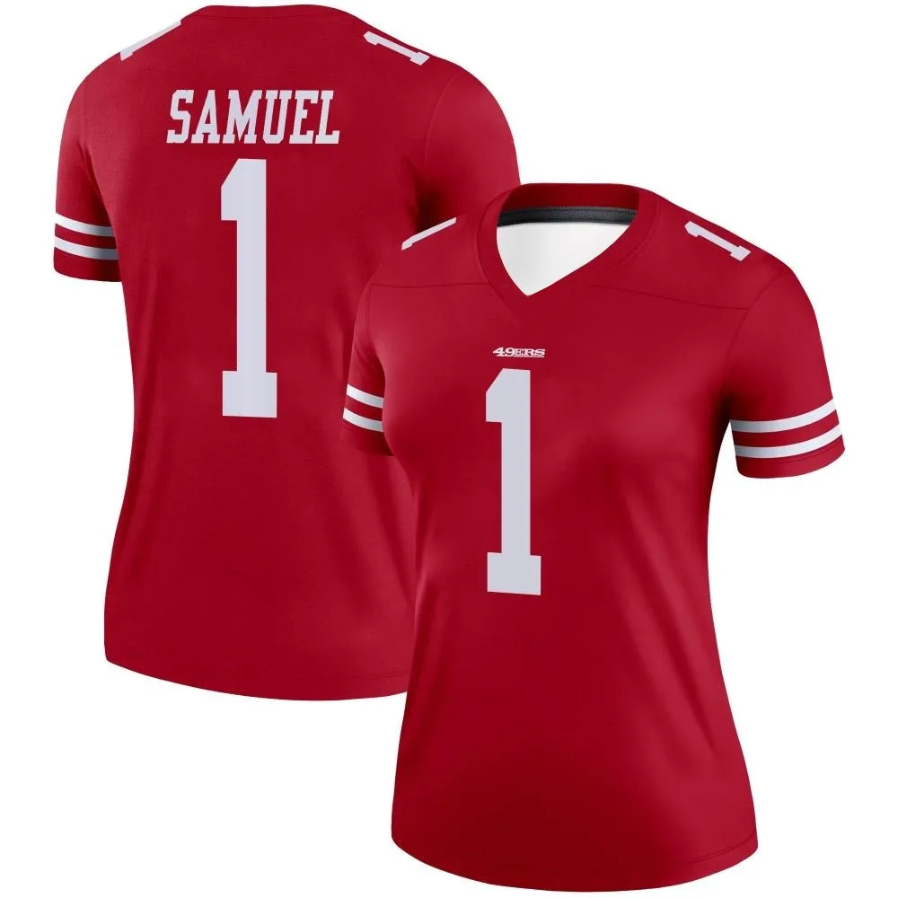 Women's San Francisco 49ers Deebo Samuel Sr. Nike Legend Scarlet Jersey Women's San Francisco 49ers Deebo Samuel Sr. Nike Legend Scarlet Jersey