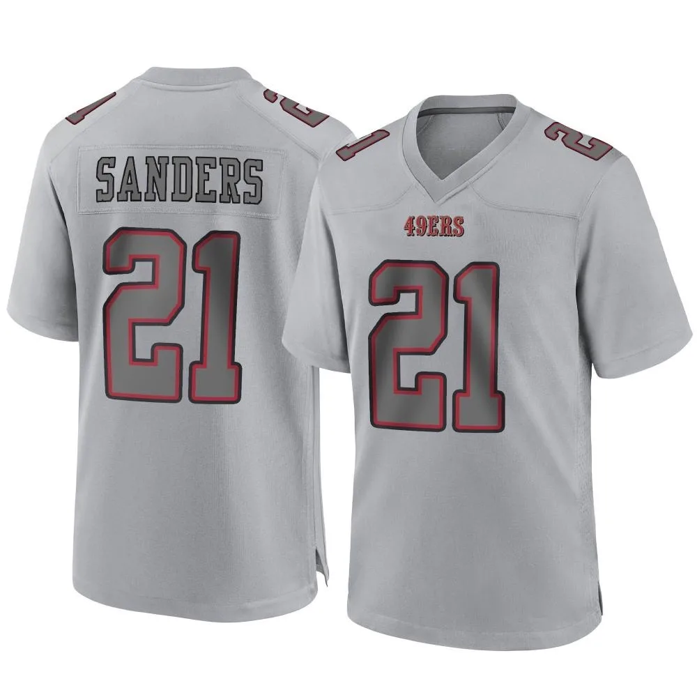 Youth San Francisco 49ers Deion Sanders Nike Atmosphere Fashion Game Gray Jersey Youth San Francisco 49ers Deion Sanders Nike Atmosphere Fashion Game Gray Jersey