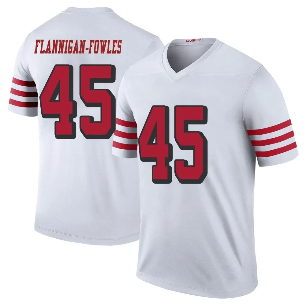 Men's San Francisco 49ers Demetrius Flannigan-fowles Nike Color Rush Legend White Jersey Men's San Francisco 49ers Demetrius Flannigan-fowles Nike Color Rush Legend White Jersey