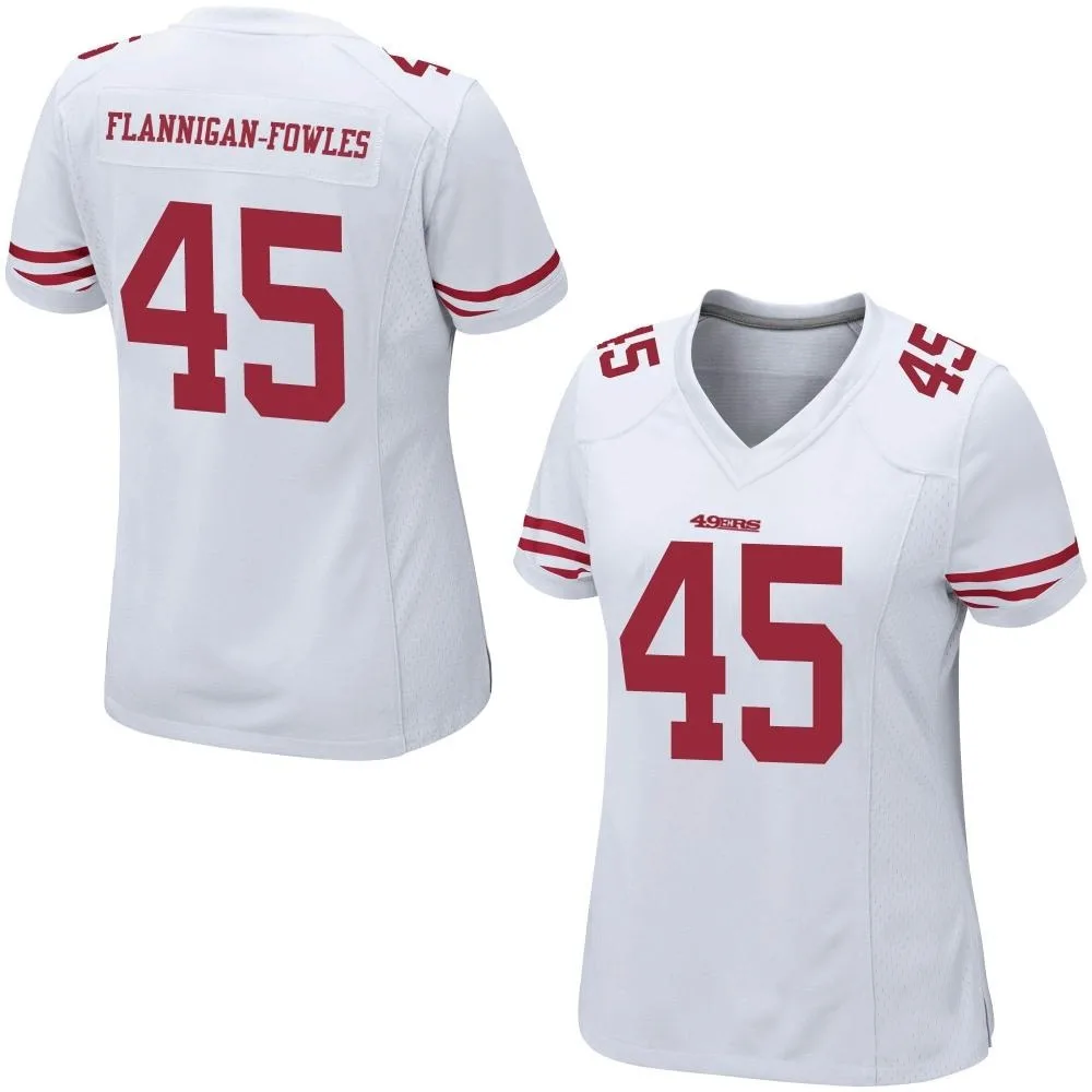 Women's San Francisco 49ers Demetrius Flannigan-fowles Nike Game White Jersey Women's San Francisco 49ers Demetrius Flannigan-fowles Nike Game White Jersey