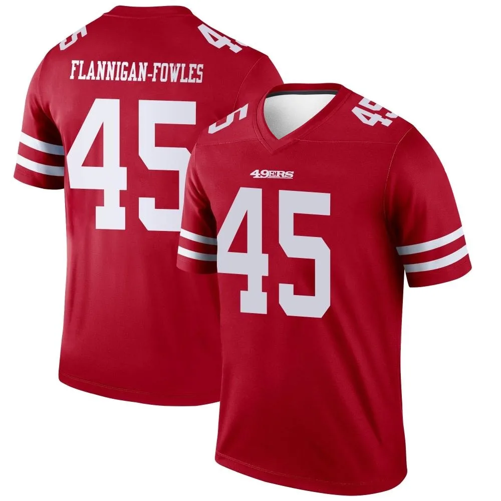 Youth San Francisco 49ers Demetrius Flannigan-fowles Nike Legend Scarlet Jersey Youth San Francisco 49ers Demetrius Flannigan-fowles Nike Legend Scarlet Jersey