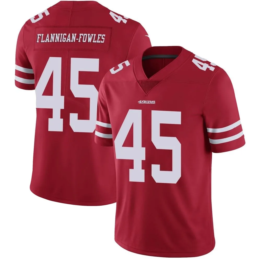 Youth San Francisco 49ers Demetrius Flannigan-fowles Nike Team Color Vapor Untouchable Limited Red Jersey Youth San Francisco 49ers Demetrius Flannigan-fowles Nike Team Color Vapor Untouchable Limited Red Jersey