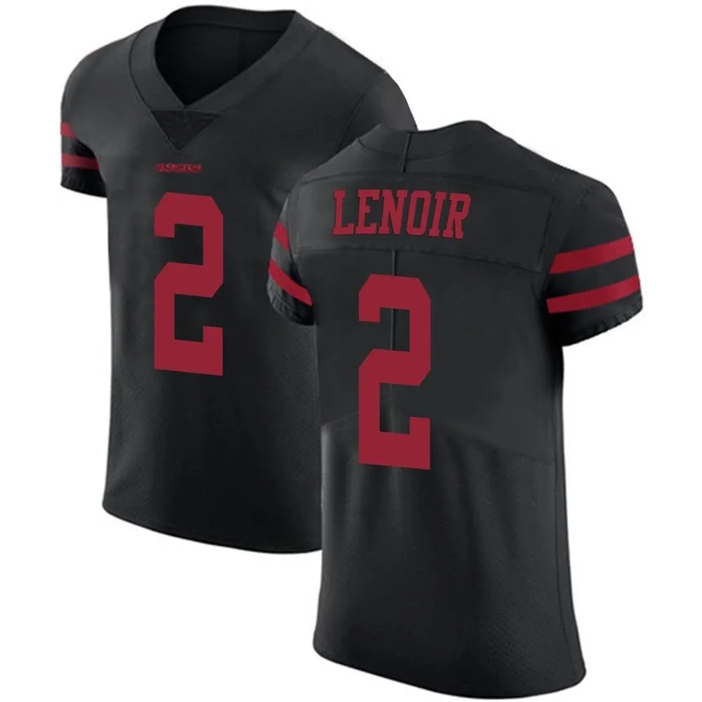 Men's San Francisco 49ers Deommodore Lenoir Nike Alternate Vapor Untouchable Elite Black Jersey Men's San Francisco 49ers Deommodore Lenoir Nike Alternate Vapor Untouchable Elite Black Jersey