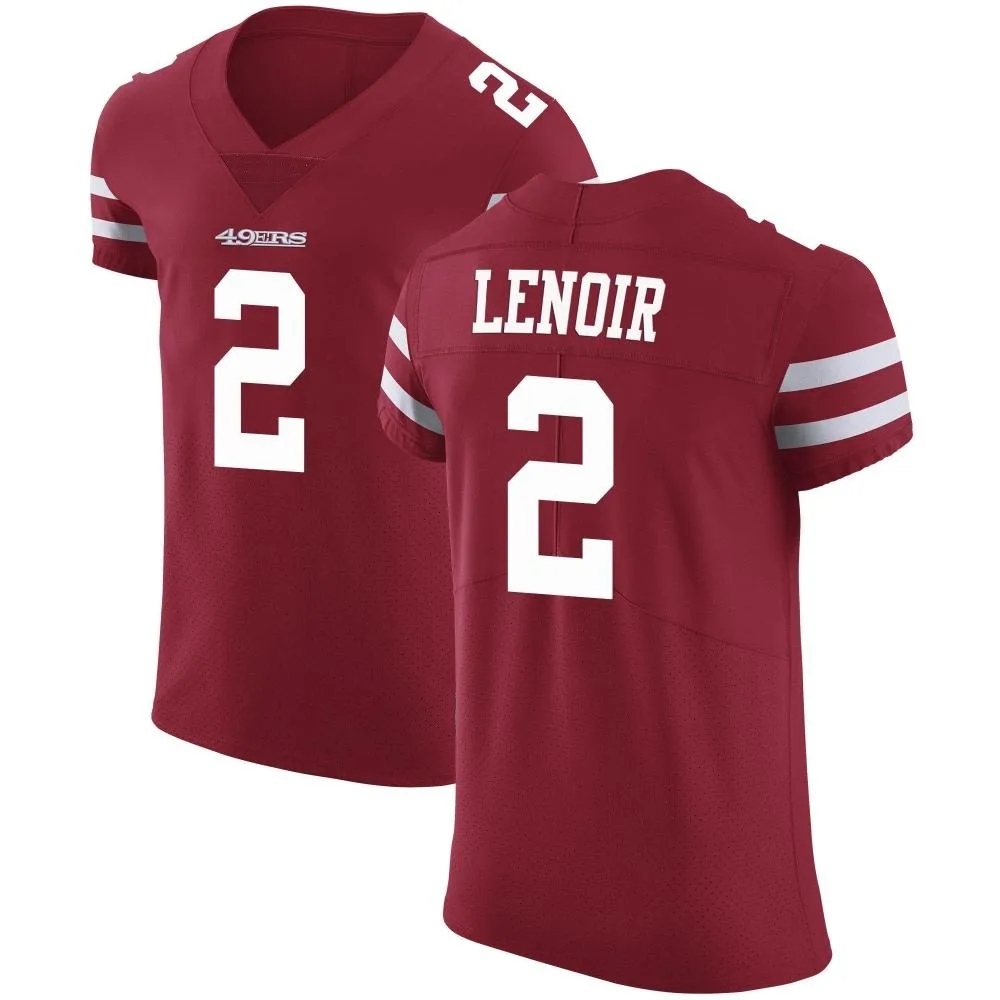 Men's San Francisco 49ers Deommodore Lenoir Nike Team Color Vapor Untouchable Elite Red Jersey Men's San Francisco 49ers Deommodore Lenoir Nike Team Color Vapor Untouchable Elite Red Jersey