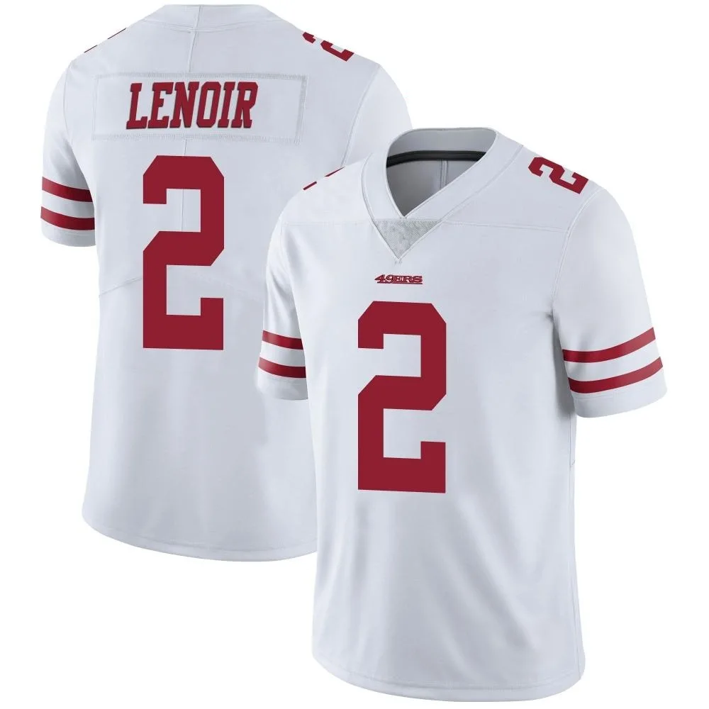 Men's San Francisco 49ers Deommodore Lenoir Nike Vapor Untouchable Limited White Jersey Men's San Francisco 49ers Deommodore Lenoir Nike Vapor Untouchable Limited White Jersey
