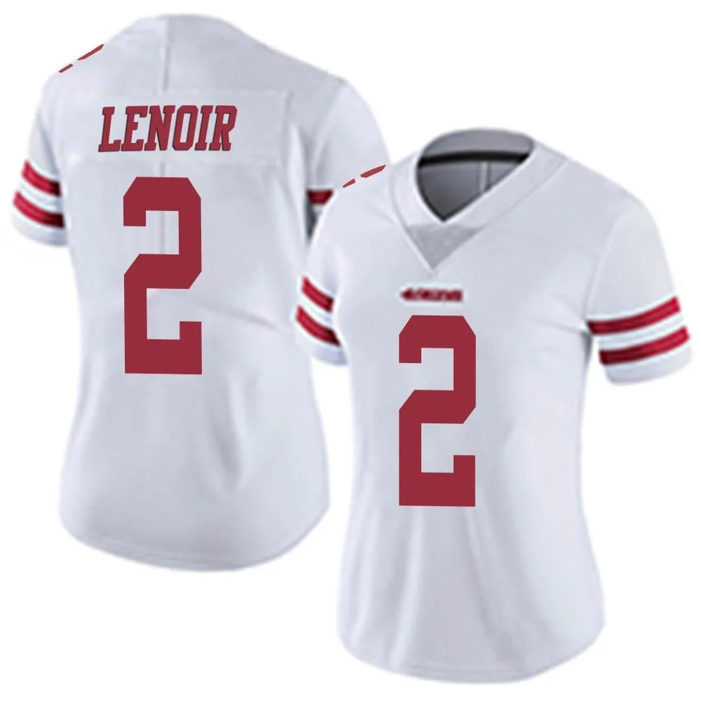 Women's San Francisco 49ers Deommodore Lenoir Nike Vapor Untouchable Limited White Jersey Women's San Francisco 49ers Deommodore Lenoir Nike Vapor Untouchable Limited White Jersey