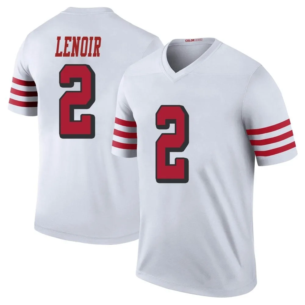 Youth San Francisco 49ers Deommodore Lenoir Nike Color Rush Legend White Jersey