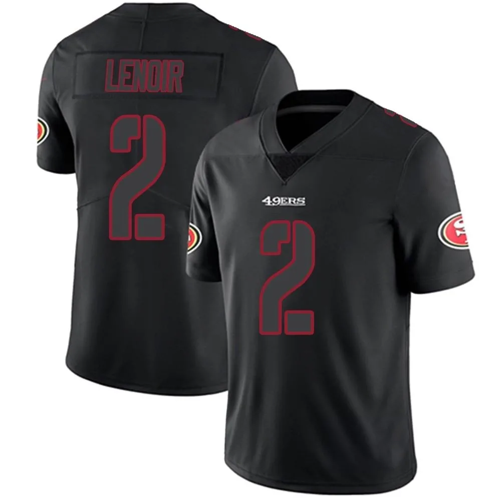 Youth San Francisco 49ers Deommodore Lenoir Nike Limited Black Impact Jersey Youth San Francisco 49ers Deommodore Lenoir Nike Limited Black Impact Jersey