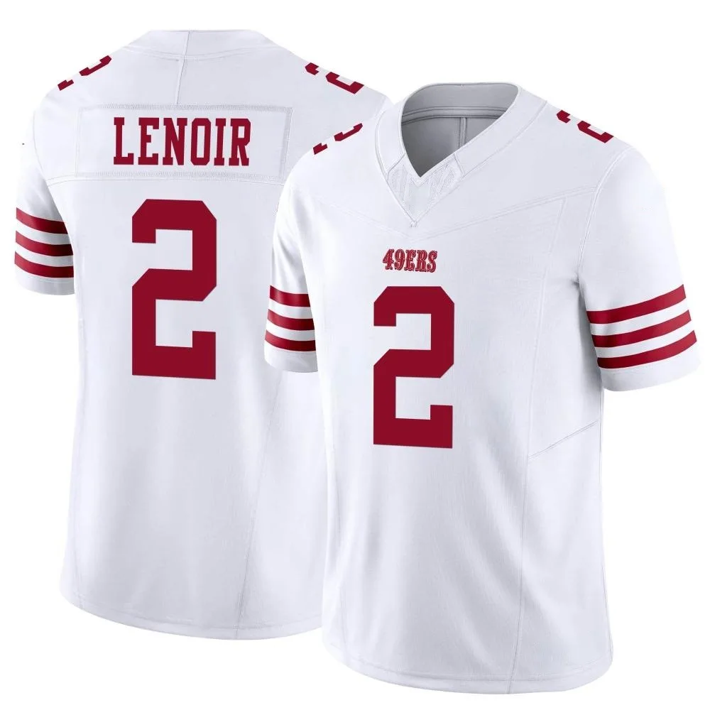 Youth San Francisco 49ers Deommodore Lenoir Nike Vapor F.U.S.E. Limited White Jersey Youth San Francisco 49ers Deommodore Lenoir Nike Vapor F.U.S.E. Limited White Jersey
