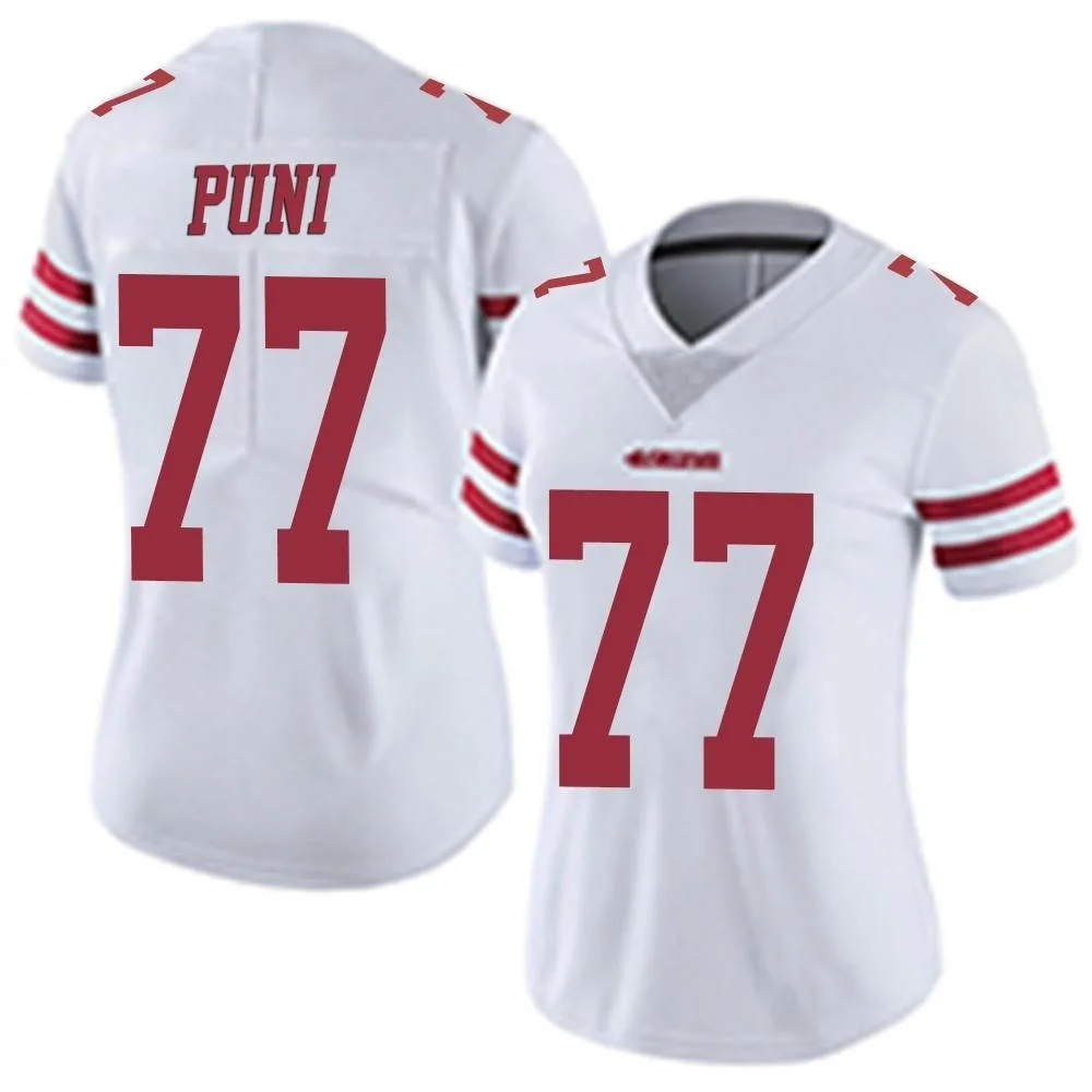 Women's San Francisco 49ers Dominick Puni Nike Vapor Untouchable Limited White Jersey Women's San Francisco 49ers Dominick Puni Nike Vapor Untouchable Limited White Jersey