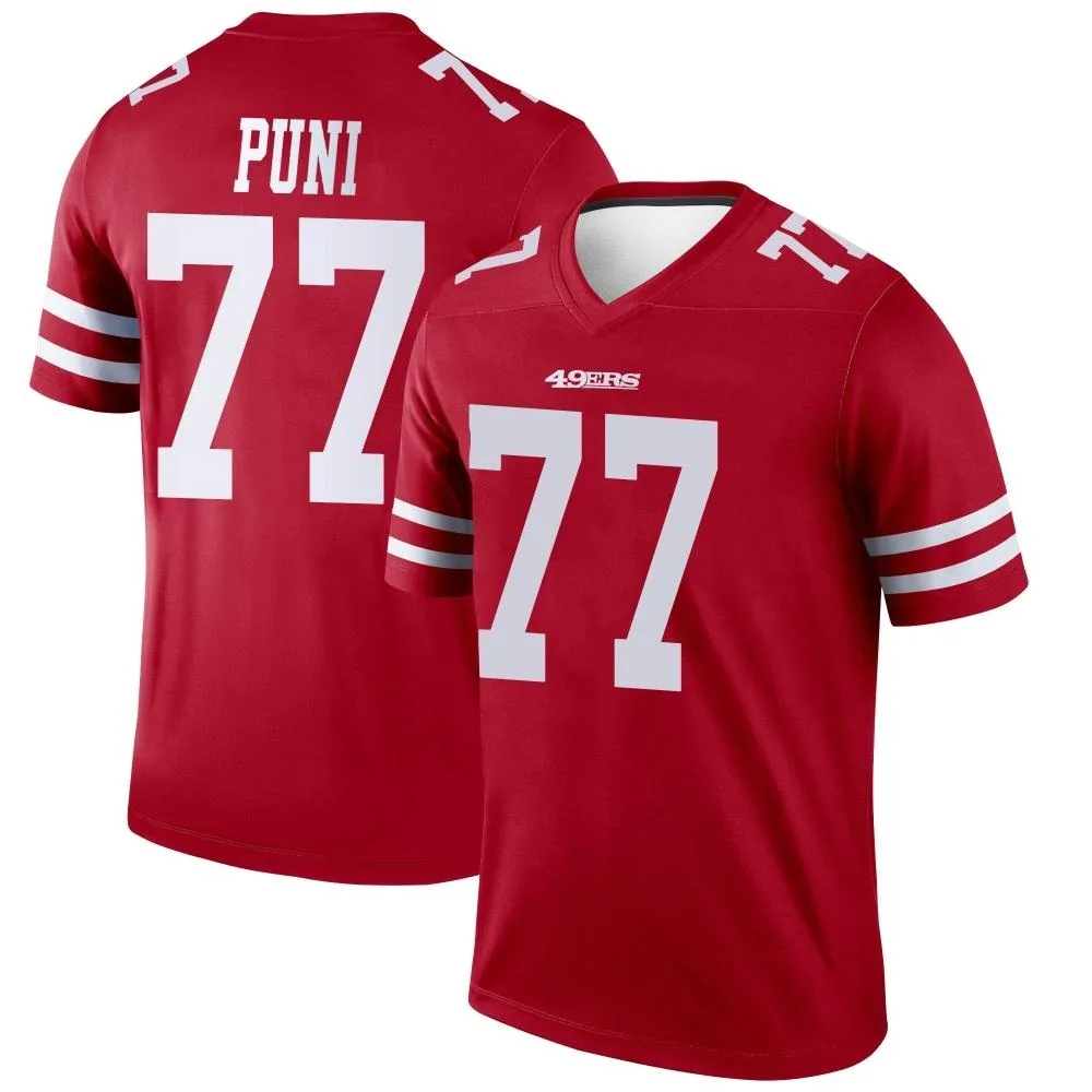 Youth San Francisco 49ers Dominick Puni Nike Legend Scarlet Jersey Youth San Francisco 49ers Dominick Puni Nike Legend Scarlet Jersey