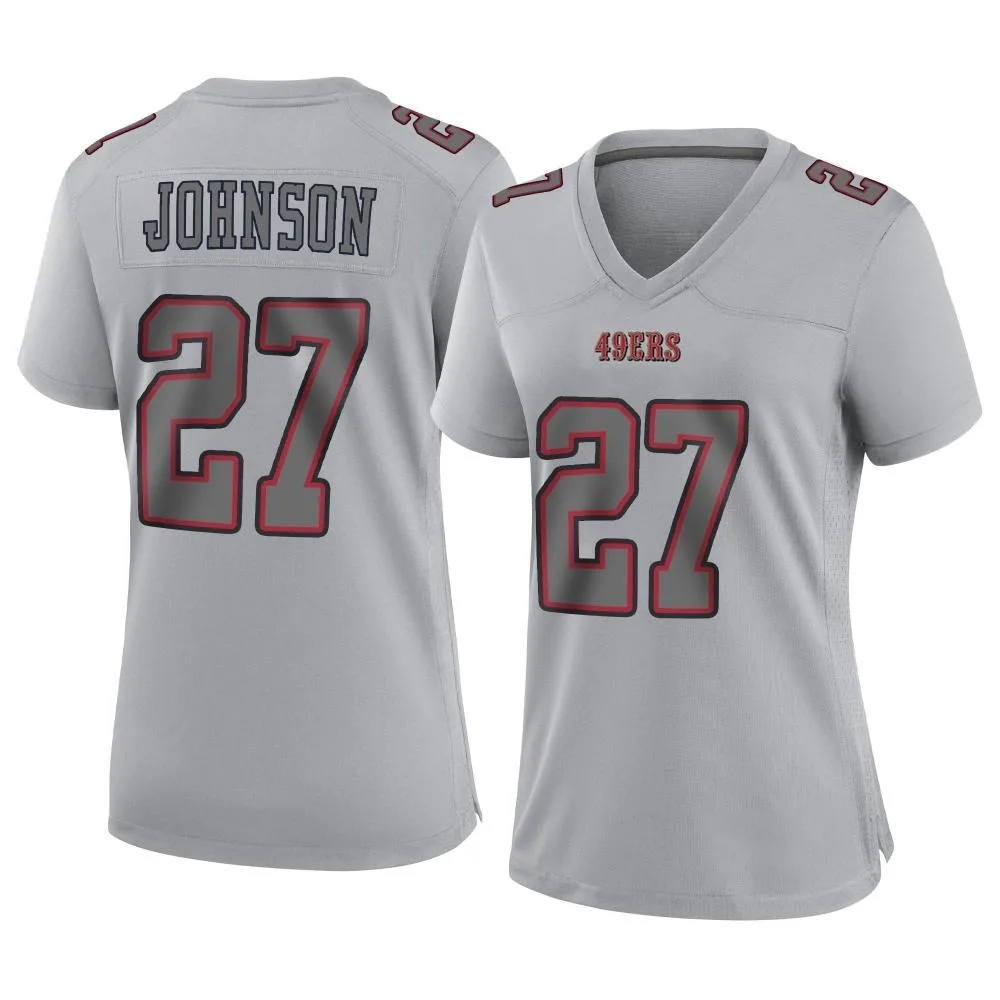 Women's San Francisco 49ers Dontae Johnson Nike Atmosphere Fashion Game Gray Jersey Women's San Francisco 49ers Dontae Johnson Nike Atmosphere Fashion Game Gray Jersey